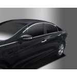 Hyundai Sonata 2009-2015 Окантовка вікон верх 4шт - Clover