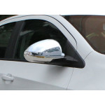 Chevrolet Aveo 2011- Накладки на дзеркала без повторювачів 4шт - Clover