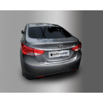 Hyundai Elantra 2011- Накладки на багажник - Clover