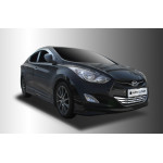 Hyundai Elantra 2011-2013 Накладка решітки радіатора (низ) 4шт - CLOVER