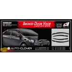 Дефлектори вікон CHEVROLET AVEO седан (2011-2020)  ТЕМНИЙ 4 ШТ. - AutoClover