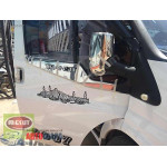 Ford Transit 2000-2014 Молдинг стекол нижний 2шт - Carmos 