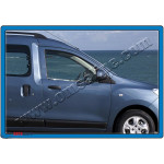Dacia/Renault Dokker 2012- Молдинги стекол нижние 2шт - Carmos