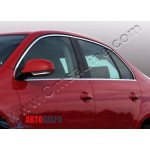 VW Jetta 2006-2011 Верхняя окантовка стекол 4шт - Carmos