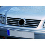 VW Bora 1998-2003 Накладки на решітку радіатора 8шт - Carmos 