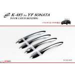 Hyundai Sonata 2010-2014 Хром накладки на ручки (пластик) 8шт - Carmos