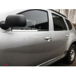 Dacia / Renault Duster 2010- Молдинги стекол нижні 4шт - Carmos
