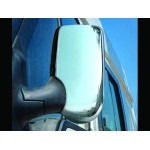 Накладки на зеркала Ford Transit 2000-2014 гг. (2 шт) Carmos - Хромированный пластик