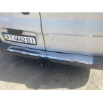 Накладки на задній бампер із загином Opel Vivaro 2001-2015рр. (Carmos, нерж)