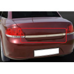 Накладка на крышку багажника 2006-2012 Fiat Linea 2006-2018 гг. (нерж) Без дырки под ключ