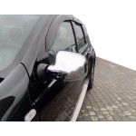 Накладки на дзеркала варіант 2 Dacia Duster 2008-2018р. (2 шт) Хромований пластик