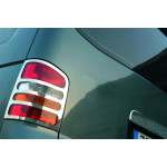 Накладки на задние фонари Volkswagen T5 Transporter 2003-2010 гг. ( 2 шт, нерж) 1 дверь, Carmos - турецкая сталь