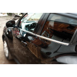 Окантовка стекол Nissan Juke 2010-2019 гг. (4 шт, нерж) Carmos - Турецкая сталь