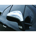 Накладки на зеркала Peugeot 308 2007-2013 гг. (2 шт, нерж) Carmos - Турецкая сталь 