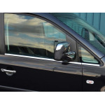 Окантовка стекол нижняя Volkswagen Caddy 2010-2015 гг. (нерж) Передние, Carmos - Турецкая сталь