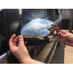 Накладки на зеркала Volkswagen Tiguan 2007-2016 гг. (2 шт, нерж) Carmos - Турецкая сталь 