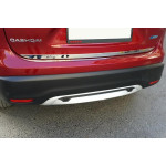 Кромка багажника Nissan Qashqai 2014-2021 гг. (нерж.) Carmos - Турецкая сталь