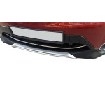 Накладка на передний бампер Nissan Qashqai 2014-2021 гг. (2014-2017, нерж) Carmos - Турецкая сталь