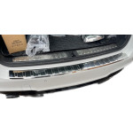 Накладка із сталі на задній бампер Carmos BMW X3 F-25 2011-2018рр. (нерж.)