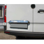 Хром планка над номером Mercedes Sprinter 2018↗ гг. (нерж) OmsaLine - Итальянская нержавейка