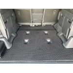 Коврик багажника 2 шт Lexus LX570 / 450d (EVA, 7 мест, черный)