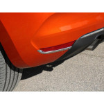 Окантовка задніх рефлекторів Renault Clio V 2019↗︎гг. (2 шт, нерж) Carmos - Турецька сталь