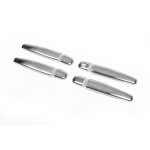 Накладки на ручки Peugeot 307 (нерж) 2 шт, Carmos - Турецкая сталь