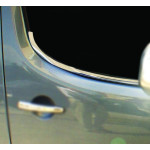 Окантовка вікон Peugeot Partner Tepee 2008-2018 років. (2 шт., нерж) Carmos - Турецька сталь