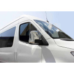 Накладки на зеркала Mercedes Sprinter 2018↗ гг. (2 шт, нерж) Carmos - Турецкая сталь