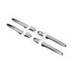 Накладки на ручки Mazda 2 2003-2007 гг. (4 шт, нерж)