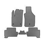 Коврики EVA Fiat 500/500L (HB, Электро, Серый) 