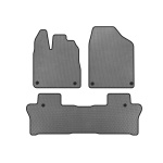 Коврики EVA Honda Pilot 2015-2022 гг. (2 ряда, Серый)