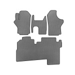 Коврики EVA Hyundai H200, H1, Starex 1998-2007 гг. (2004-2007, 2 ряда, 8-местный, Серый)
