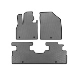 Коврики EVA Hyundai Palisade (2 ряда, 7-местный, Серый) 