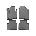 Коврики EVA Hyundai Santa Fe 4 2018-2023 гг. (2 ряда, для Grand, Серый)