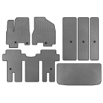 Коврики EVA Kia Carnival 2014-2020 гг. (полный салон, Серый)