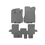 Коврики EVA Infiniti QX60 2016-2021 гг. (2 ряда, Серый) 