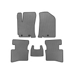 Коврики EVA Kia Rio 2012-2017 гг. (SD, Серый)