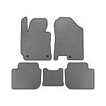 Коврики EVA Kia Cerato 3 2013-2018 гг. (SD, Серый)