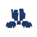 Полиуретановые коврики Volkswagen Sharan 2010↗ гг. (2 ряда, EVA, Синий)