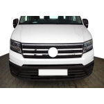 Накладки на ґрати Volkswagen Crafter 2017↗ мм. (4 шт, нерж) Carmos - Турецька сталь