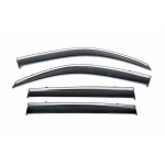 Ветровики с хромом Niken Luxury Hyundai Santa Fe 3 2012-2018 гг. (4 шт)