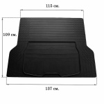 Универсальный коврик багажника L 137x109cm Универсальные (Stingray, резина)