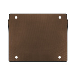 Коврик в багажник Fiat Doblo II 2010-2022 гг. (5-местный/Короткая база, Коричневый) 