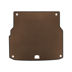 Коврик в багажник Mercedes C-сlass W205 2014-2021 гг. (2014-2017 г.г., SW, Коричневый)
