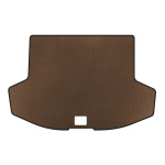 Коврик в багажник Mitsubishi Lancer X 2008- гг. (HB, Коричневый)