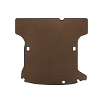 Коврик в багажник Dacia Logan I 2005-2008 гг. (SW, 5-ти местный/МКПП, К рестайлингу, Коричневый)