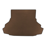 Коврик в багажник Ford Mustang 2015-2023 гг. (2015-2017, Кабриолет, США, Коричневый) 