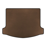 Коврик в багажник Honda Civic хетчбек 2006-2012 гг (HB, 3-х дверный, Коричневый) 