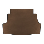 Коврик в багажник Nissan Almera B10 Classic 2006-2012 гг. (SD, Коричневый) 